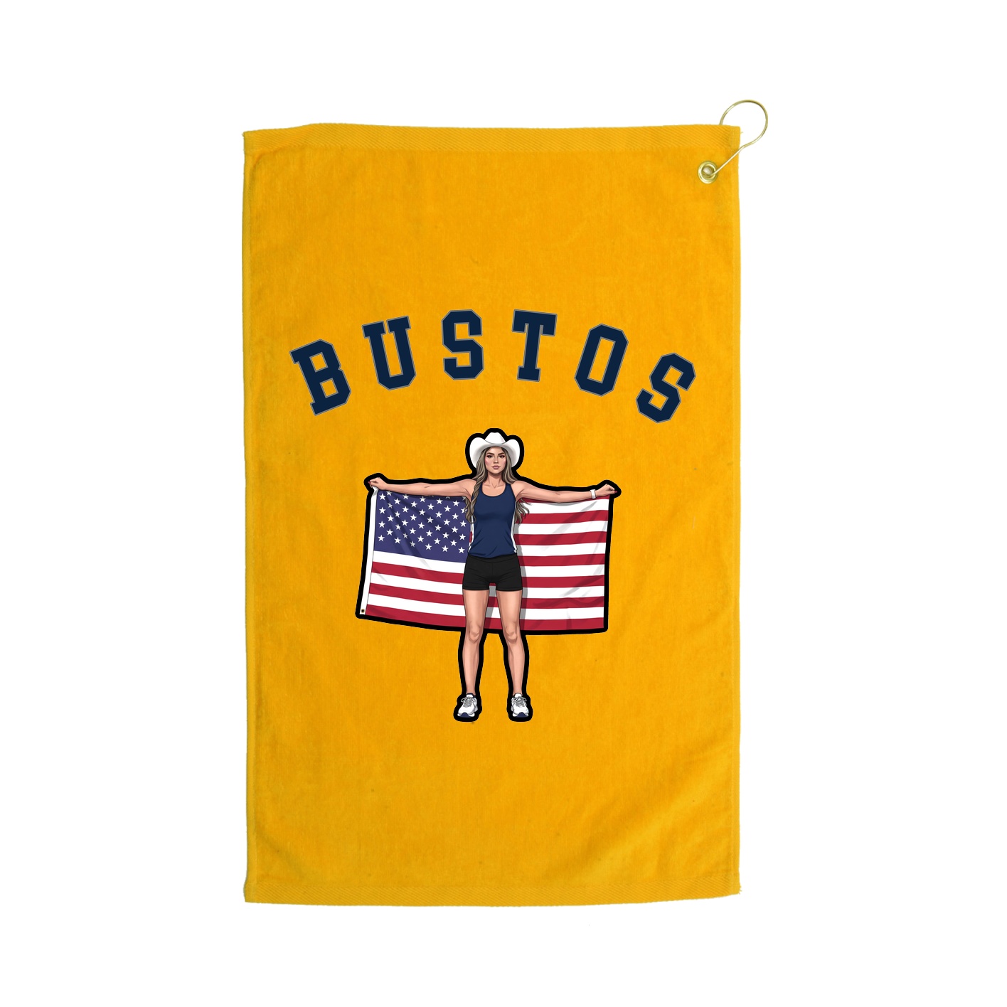Golf Towel — Shirsey Arch in Gold