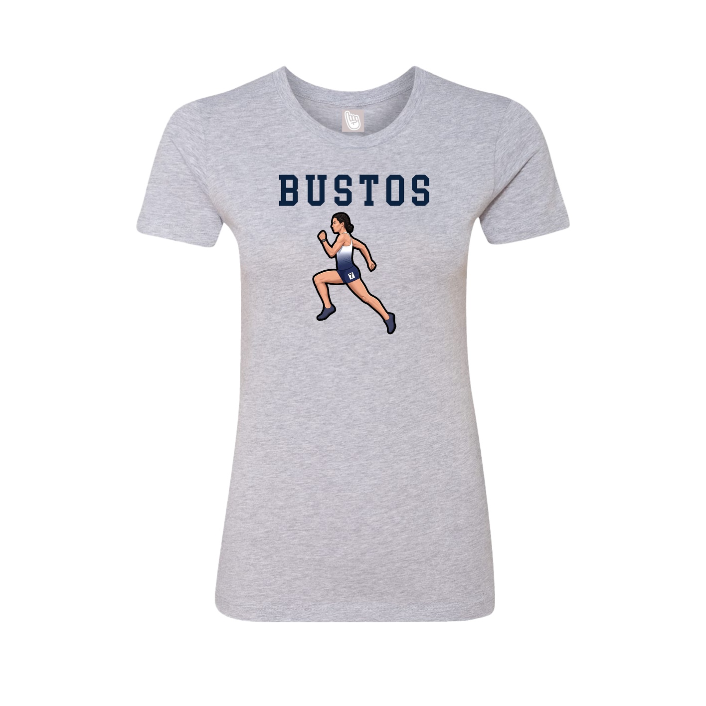 Fitted Women's Tee — Shirsey in Grey