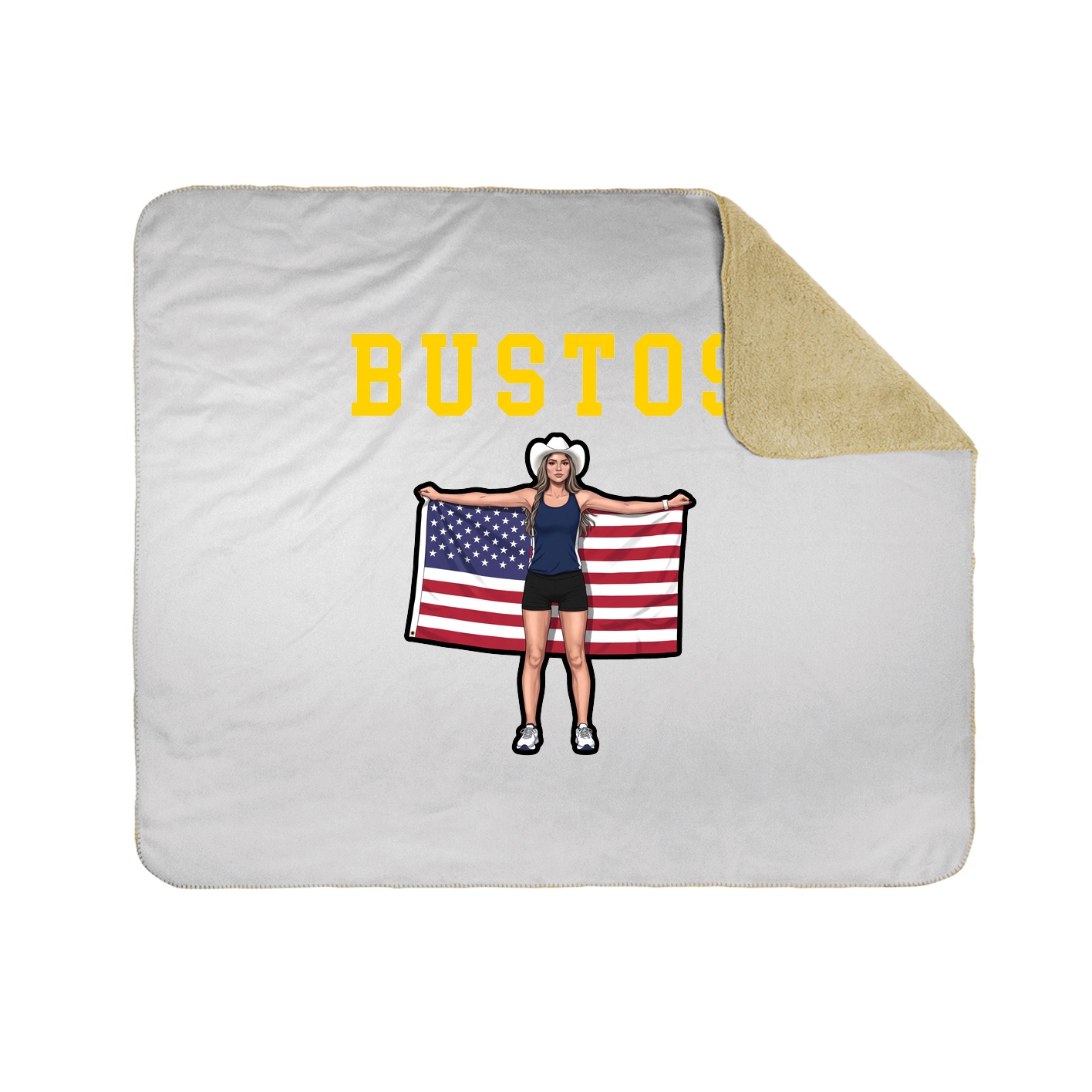 Throw Blanket — Shirsey in White