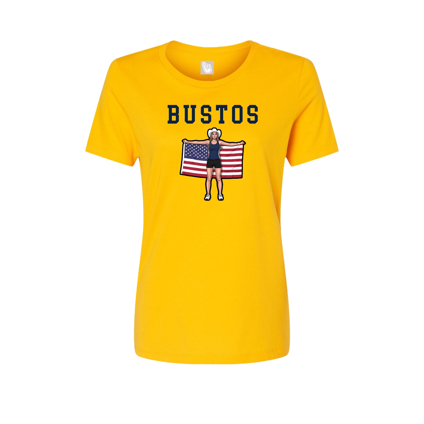 Fitted Women's Tee — Shirsey in Gold