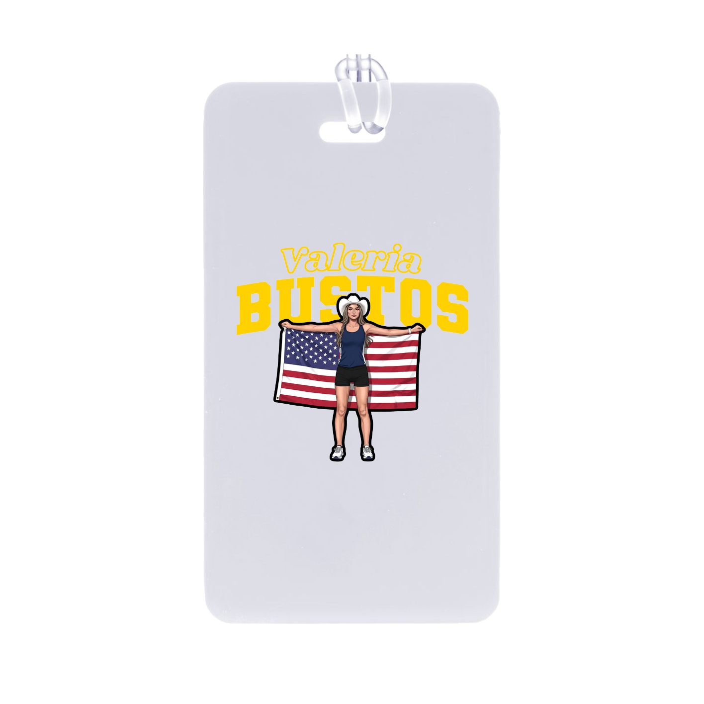 Bag Tag — Name Arch in Classic