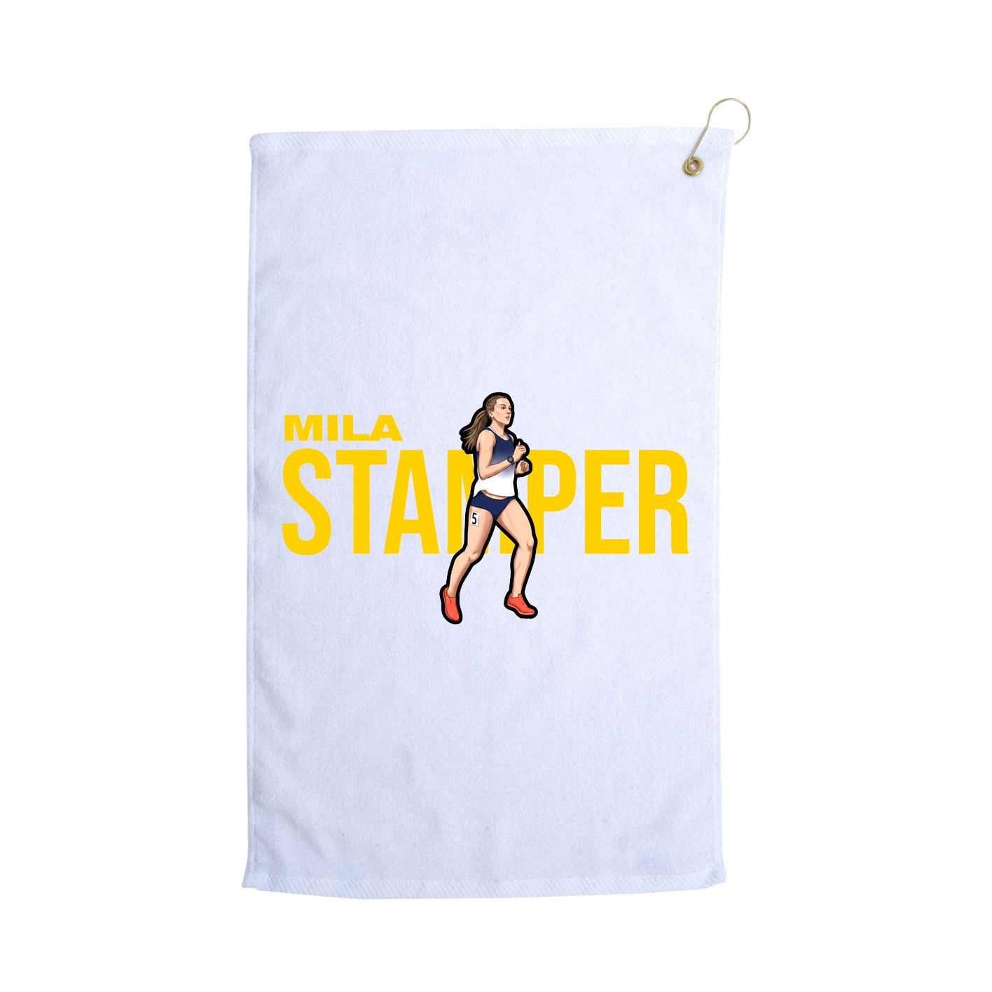 Golf Towel — Player Name in White