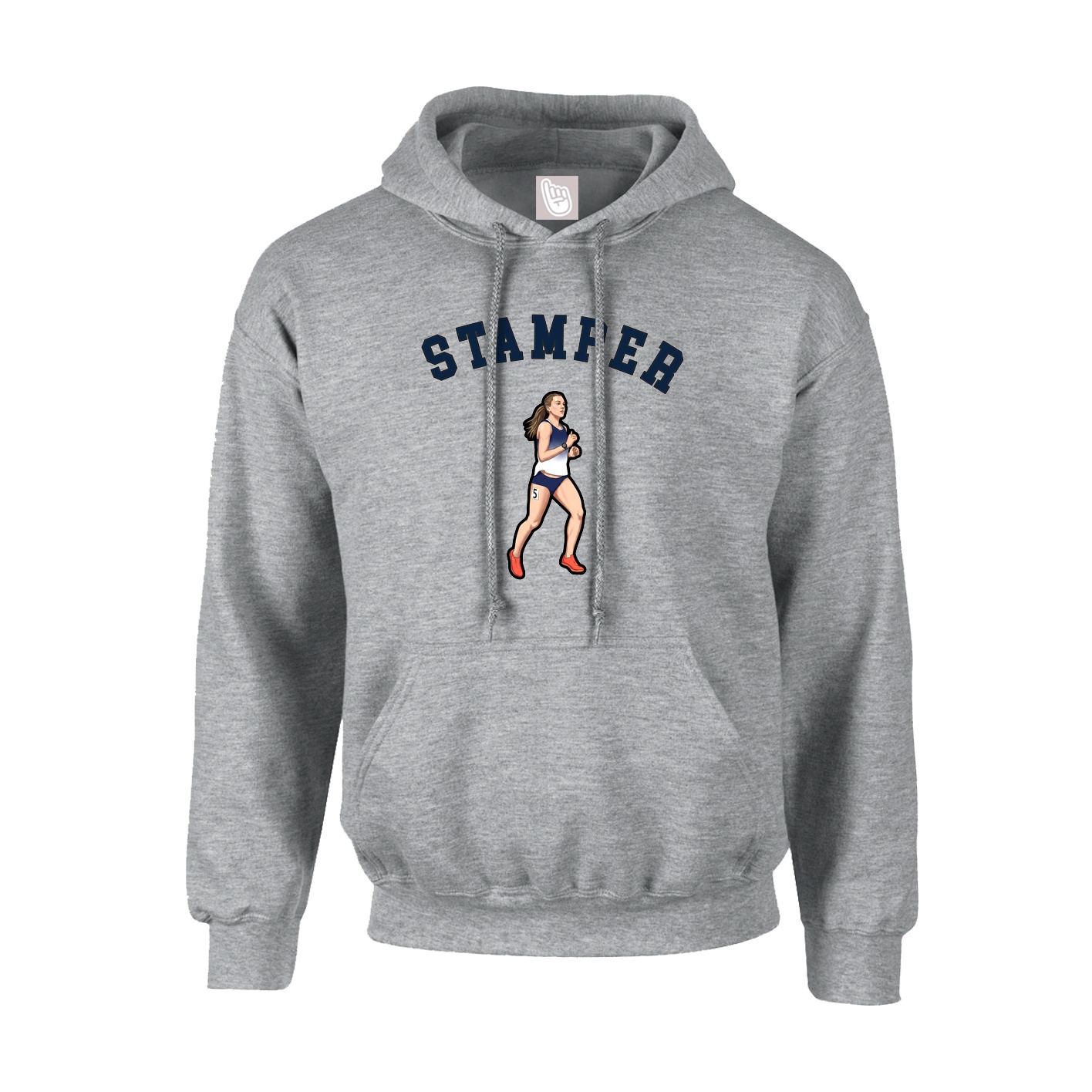 Youth Hoodie — Shirsey Arch in Grey