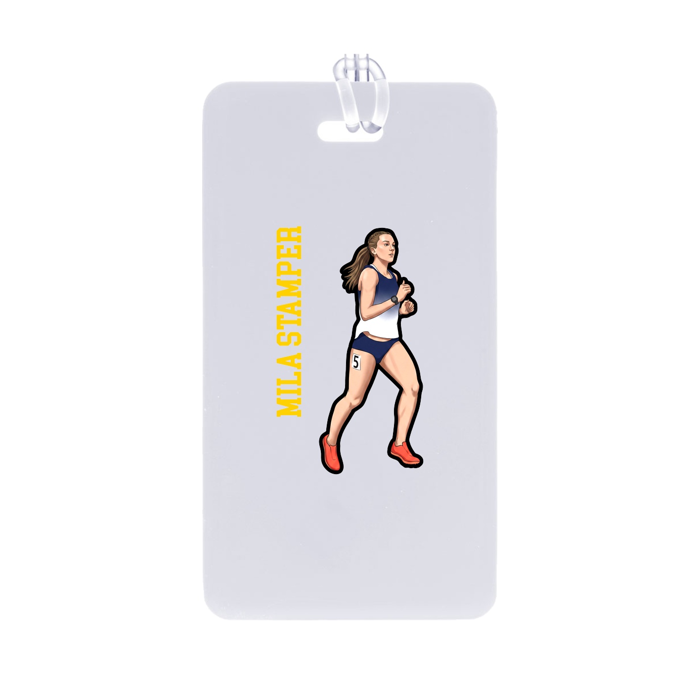 Bag Tag — Name Vertical in Classic