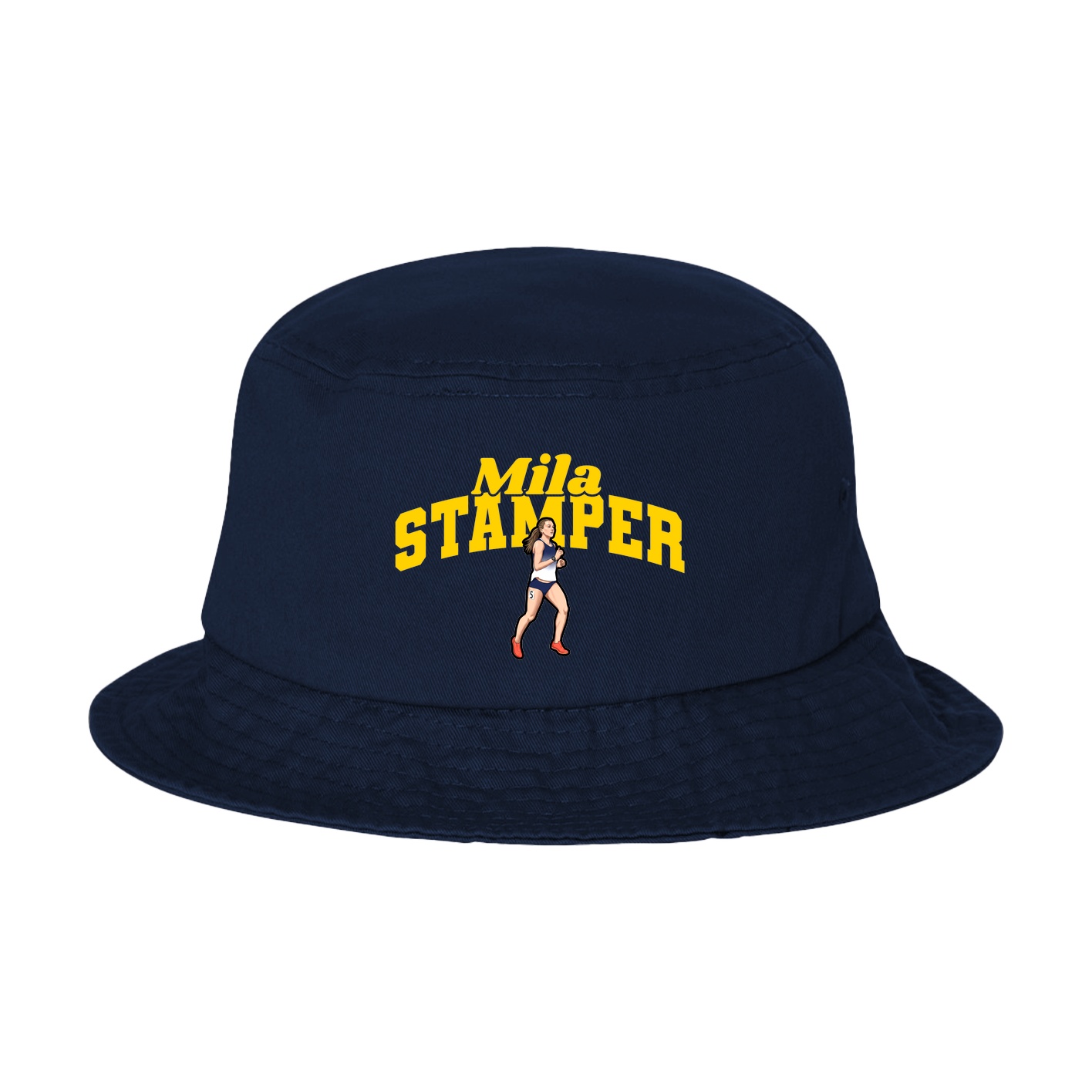 Bucket Cap — Signature Arch in Navy