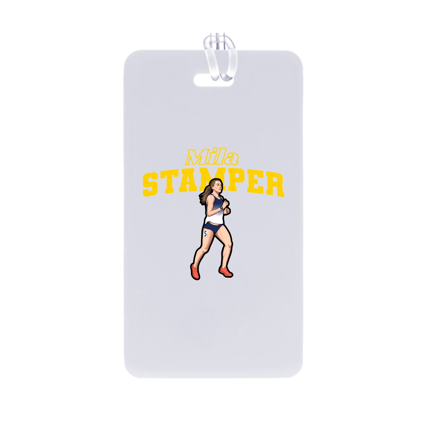 Bag Tag — Name Arch in Classic