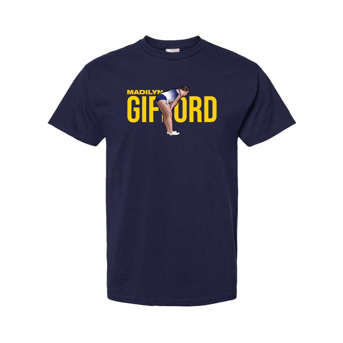 Tee — Player Name in Navy