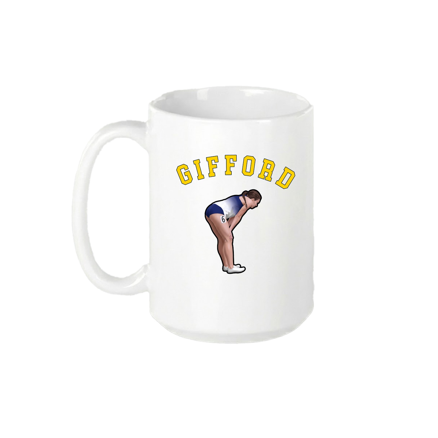 15oz Coffee Mug — Shirsey Arch in White