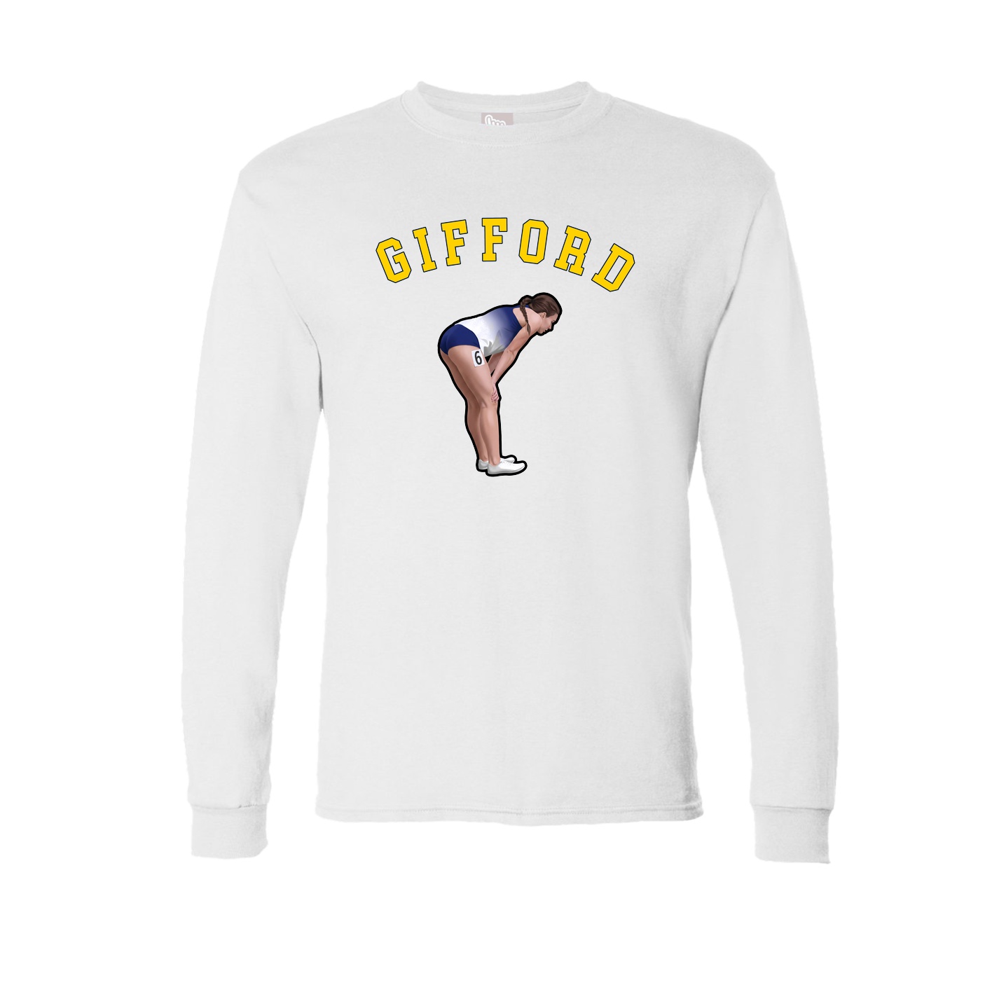 Long Sleeve Tee — Shirsey Arch in White