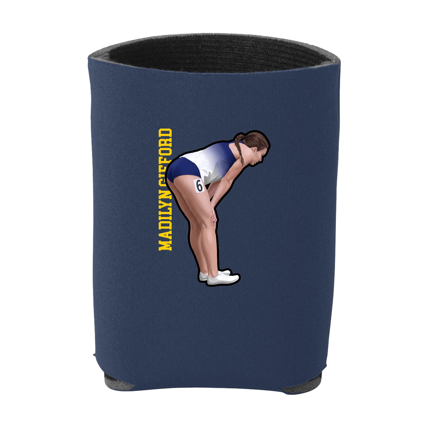 Can Holder — Name Vertical in Navy