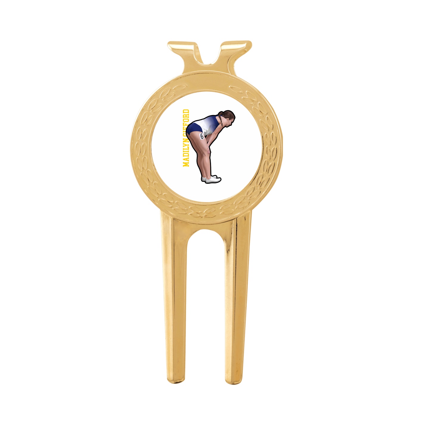Divot Tool with Ball Marker — Name Vertical in Classic
