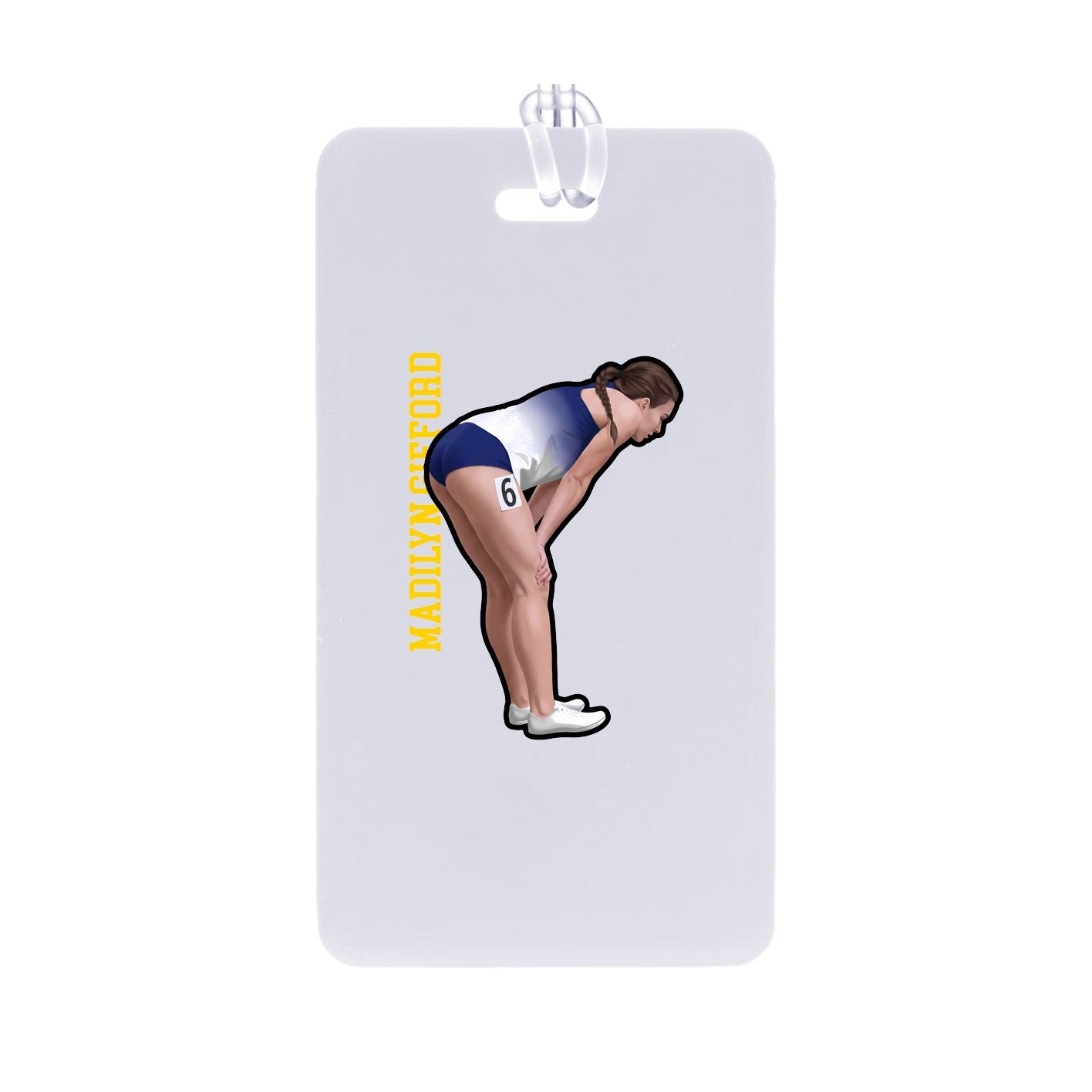 Bag Tag — Name Vertical in Classic