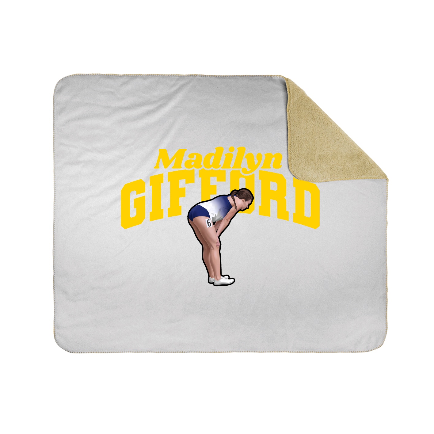 Throw Blanket — Signature Arch in White