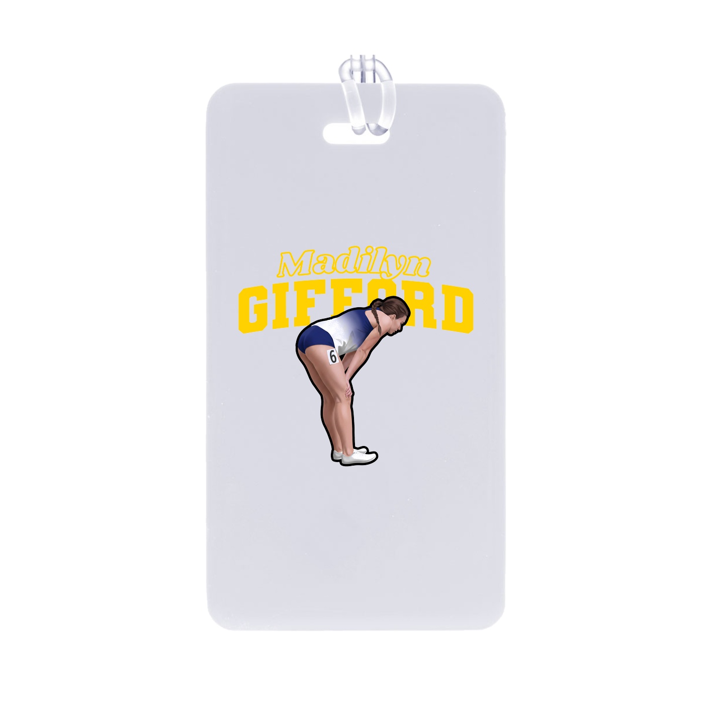 Bag Tag — Name Arch in Classic