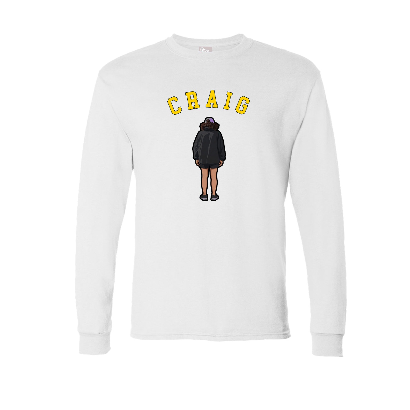 Long Sleeve Tee — Shirsey Arch in White