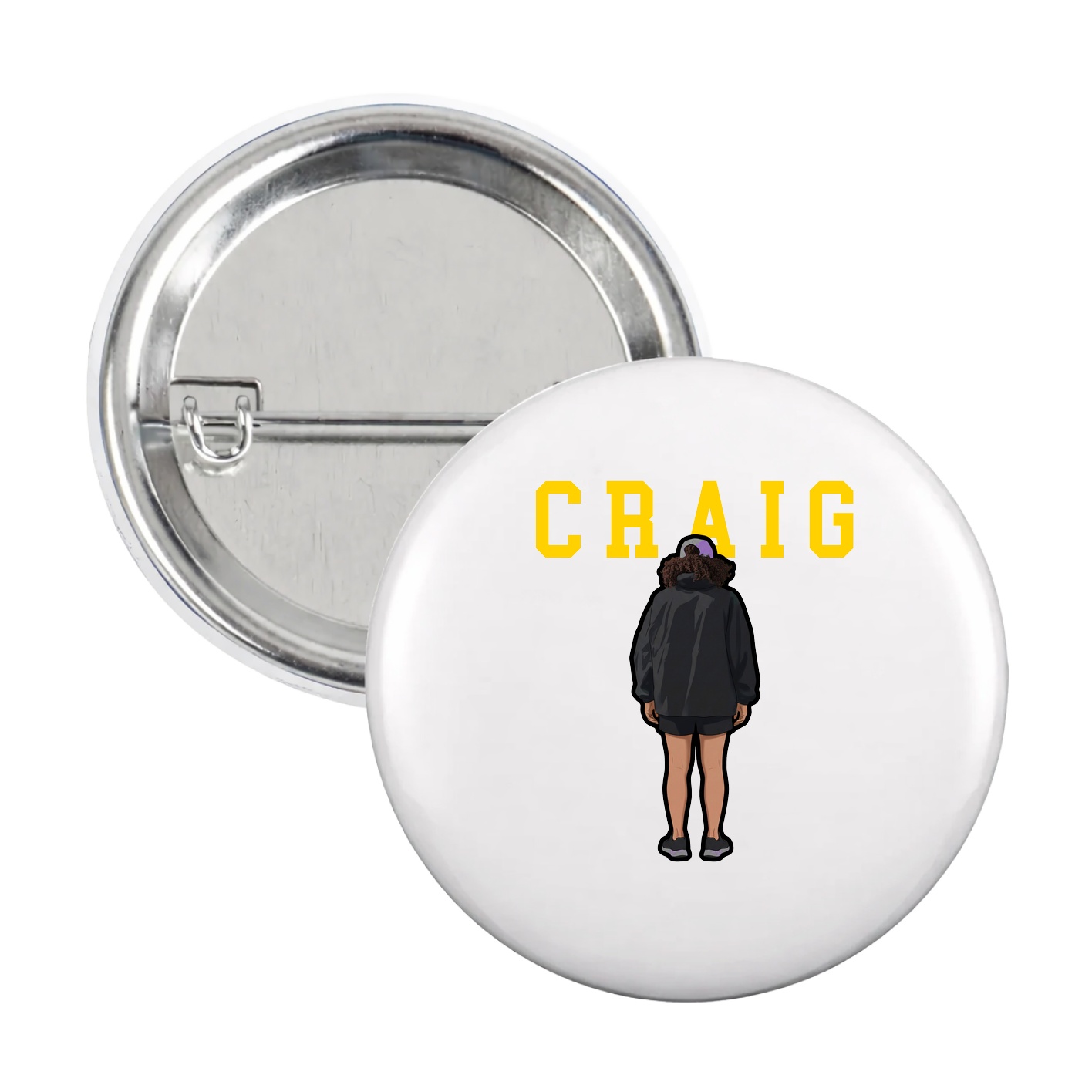 Game Day Button — Shirsey in White