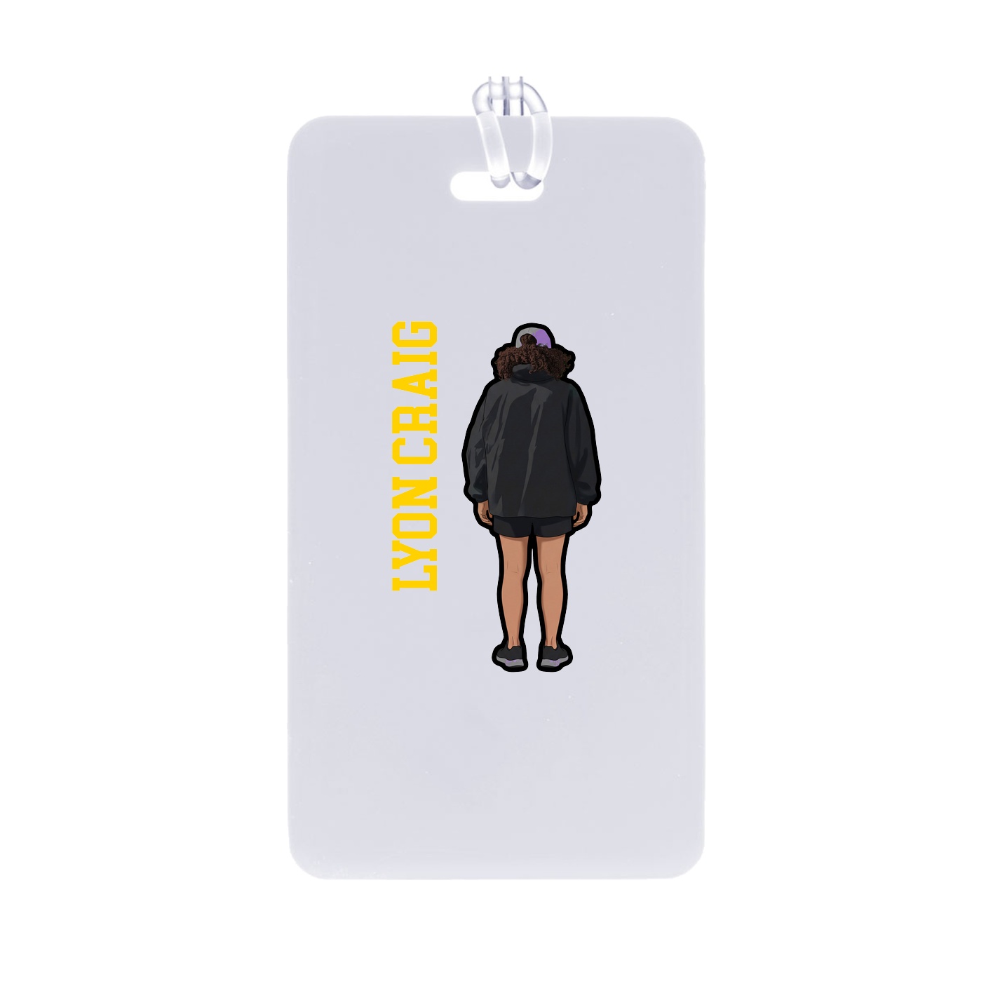 Bag Tag — Name Vertical in Classic