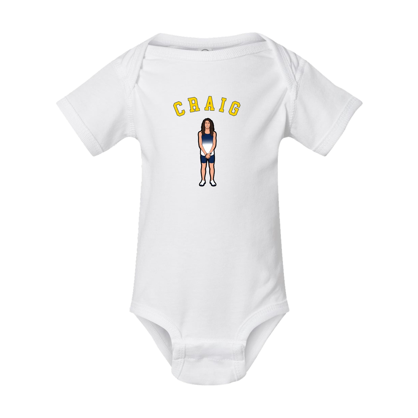 Baby Onesie — Shirsey Arch in White