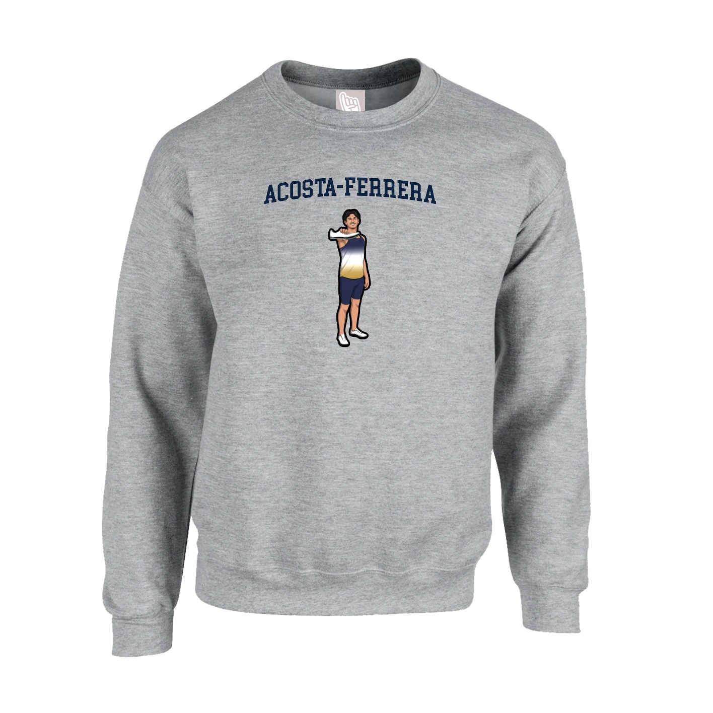 Fleece Crew — Shirsey in Grey