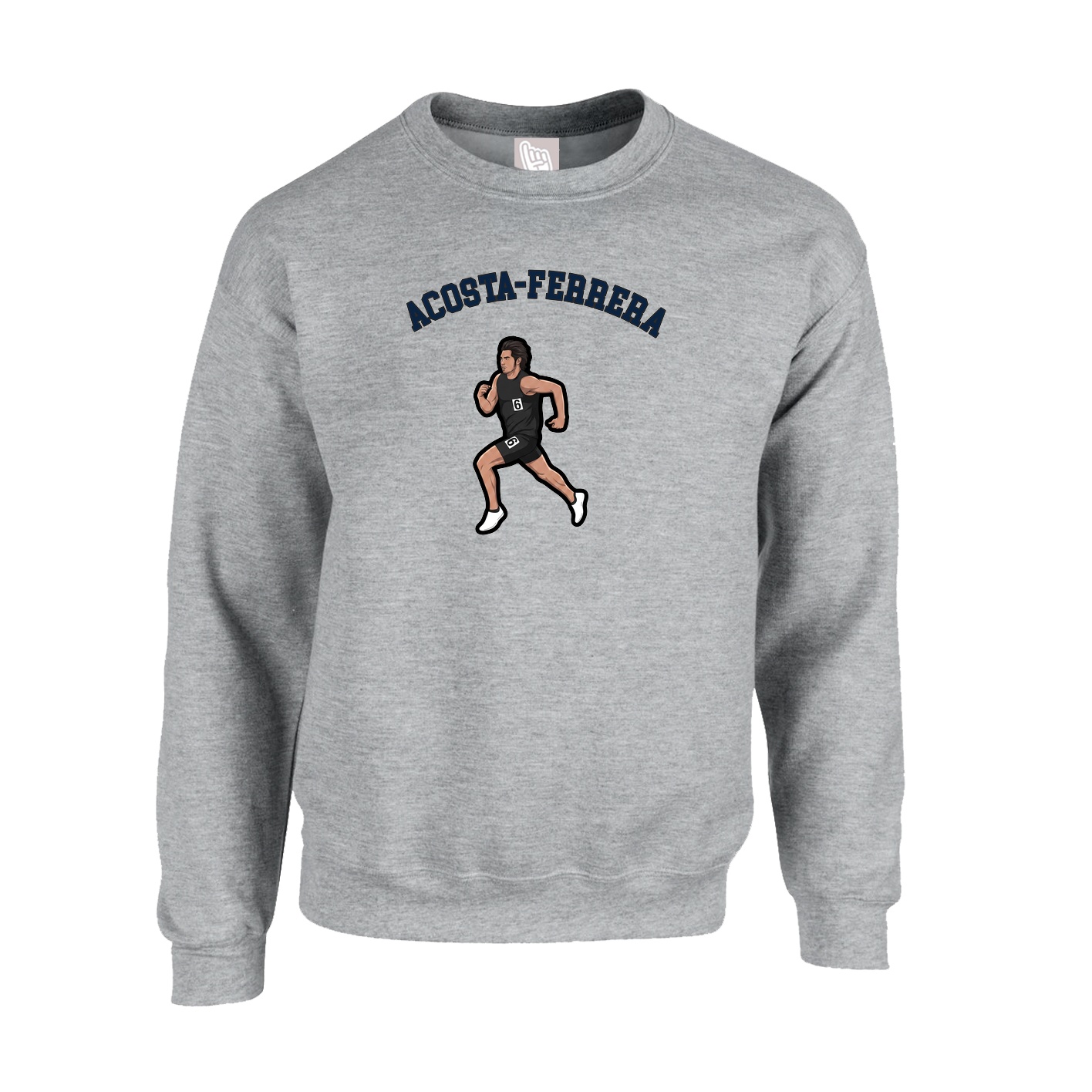Fleece Crew — Shirsey Arch in Grey