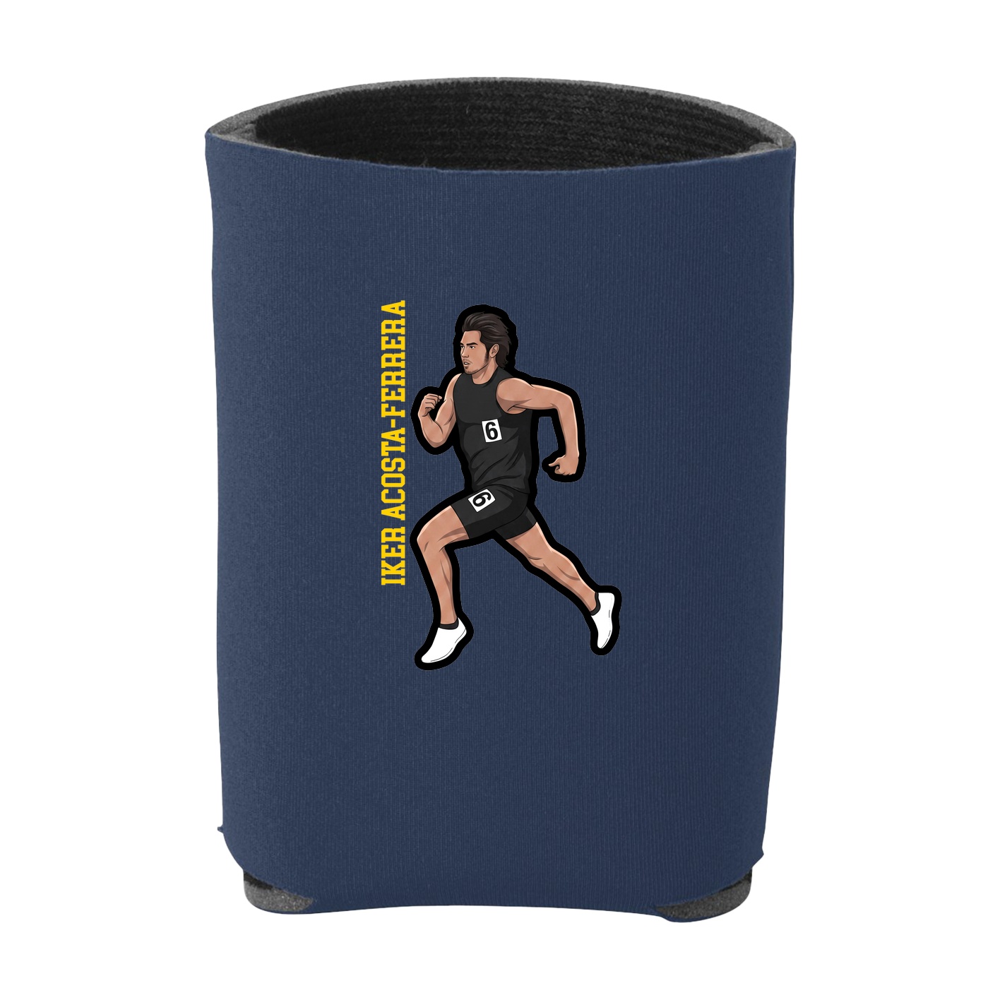 Can Holder — Name Vertical in Navy