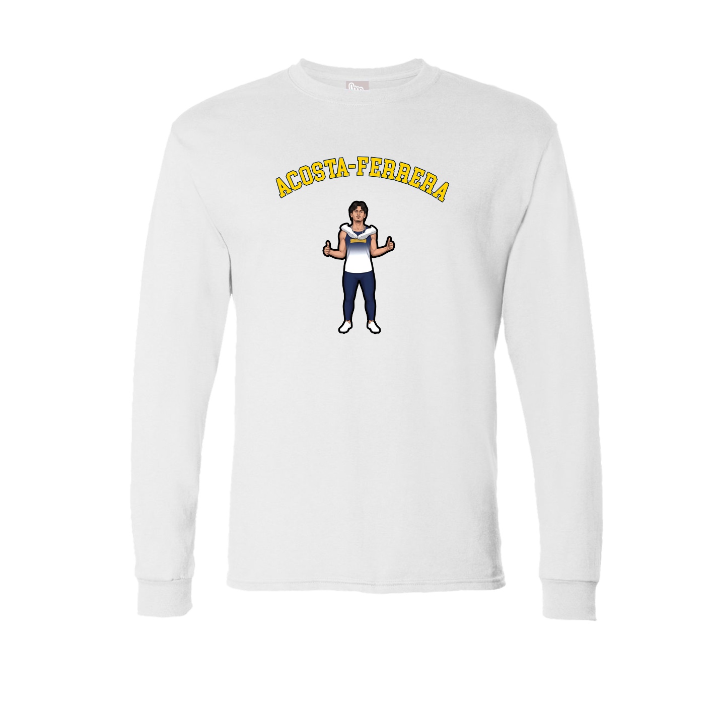 Long Sleeve Tee — Shirsey Arch in White