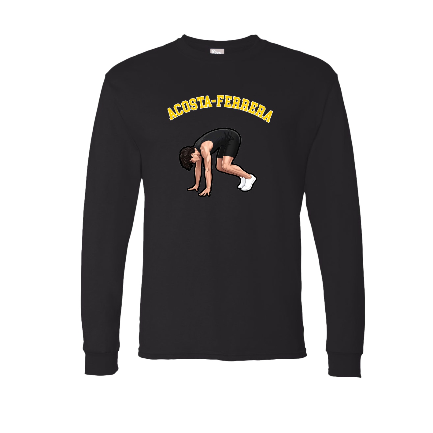 Long Sleeve Tee — Shirsey Arch in Black