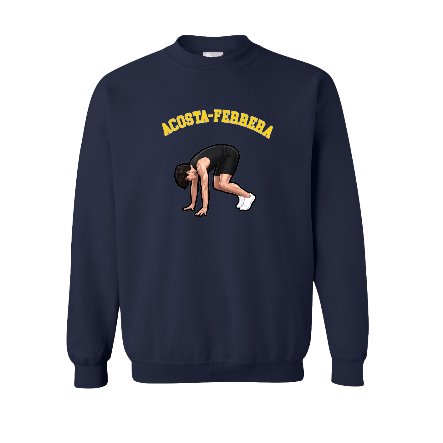 Fleece Crew — Shirsey Arch in Navy