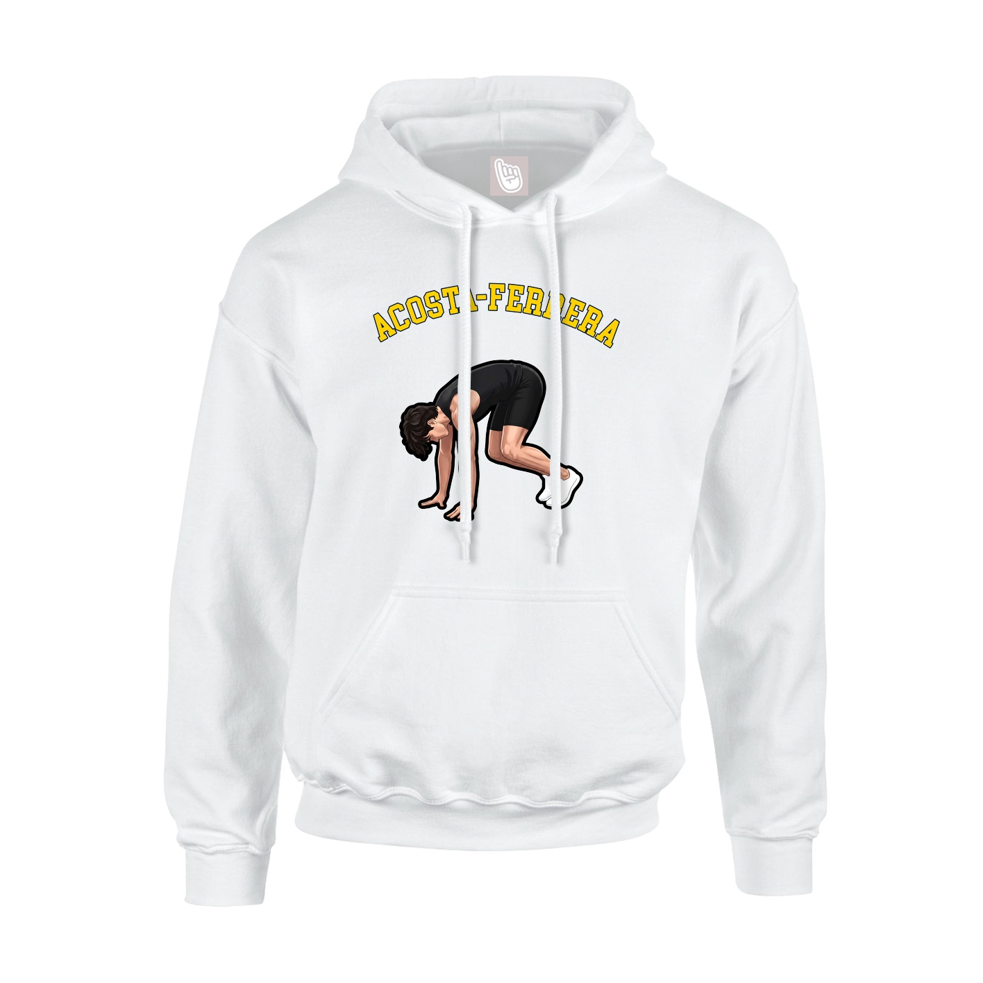 Youth Hoodie — Shirsey Arch in White