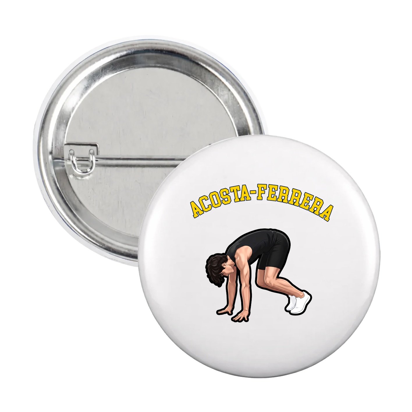 Game Day Button — Shirsey Arch in White