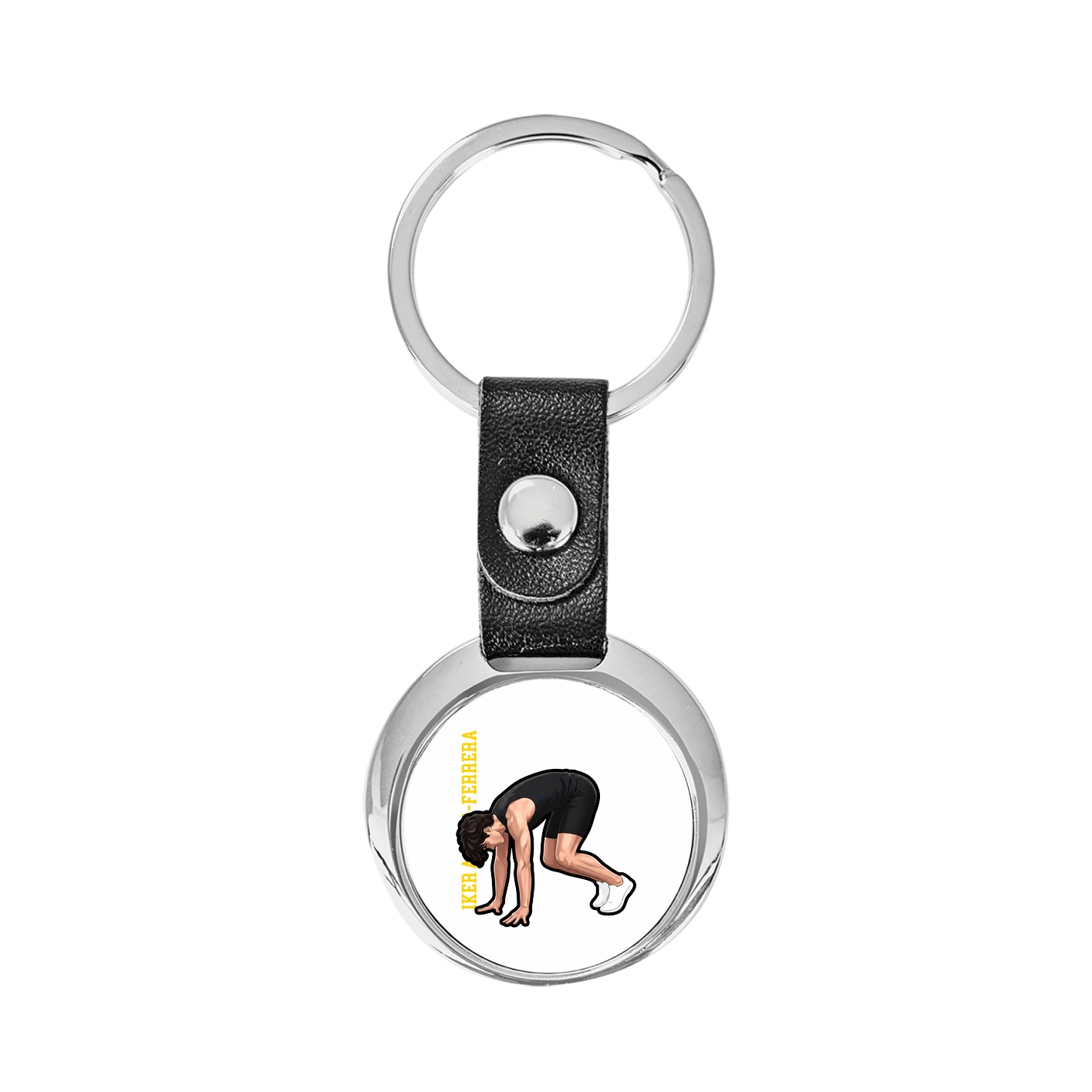 Key Chain — Name Vertical in Classic