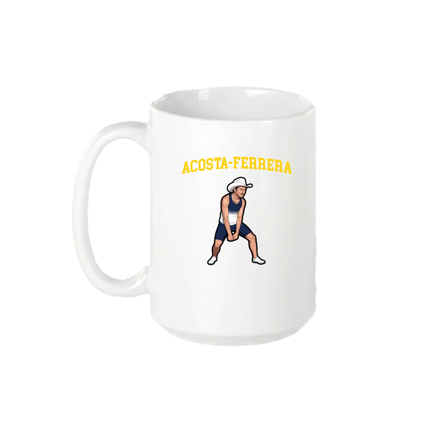 15oz Coffee Mug — Shirsey in White