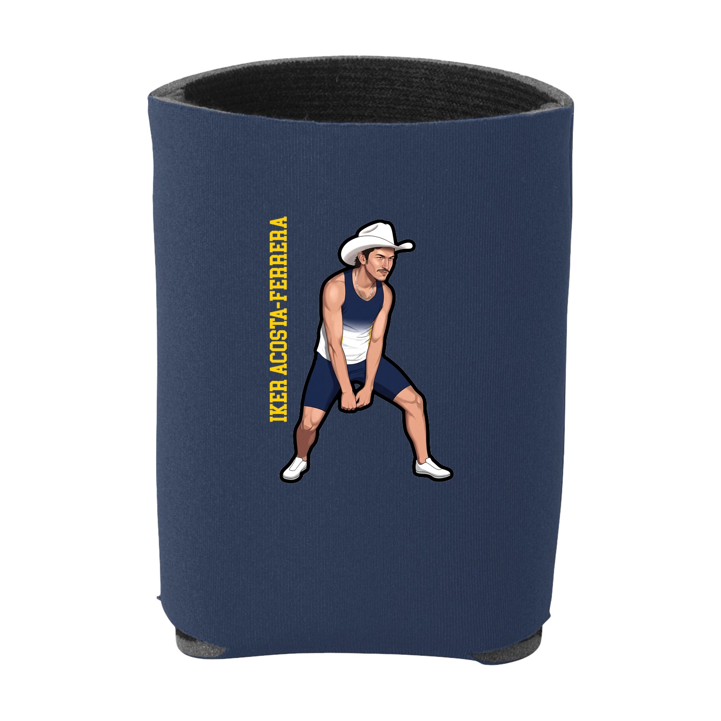 Can Holder — Name Vertical in Navy
