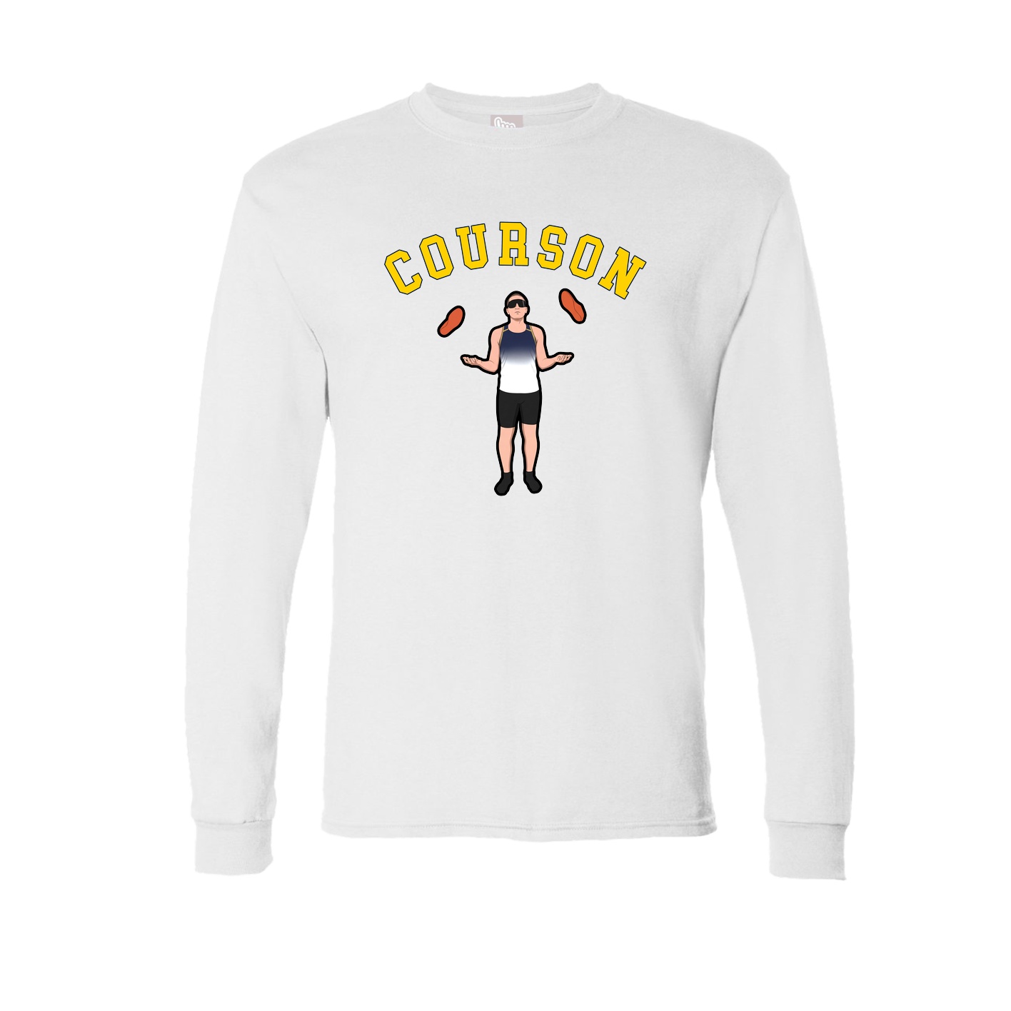 Long Sleeve Tee — Shirsey Arch in White