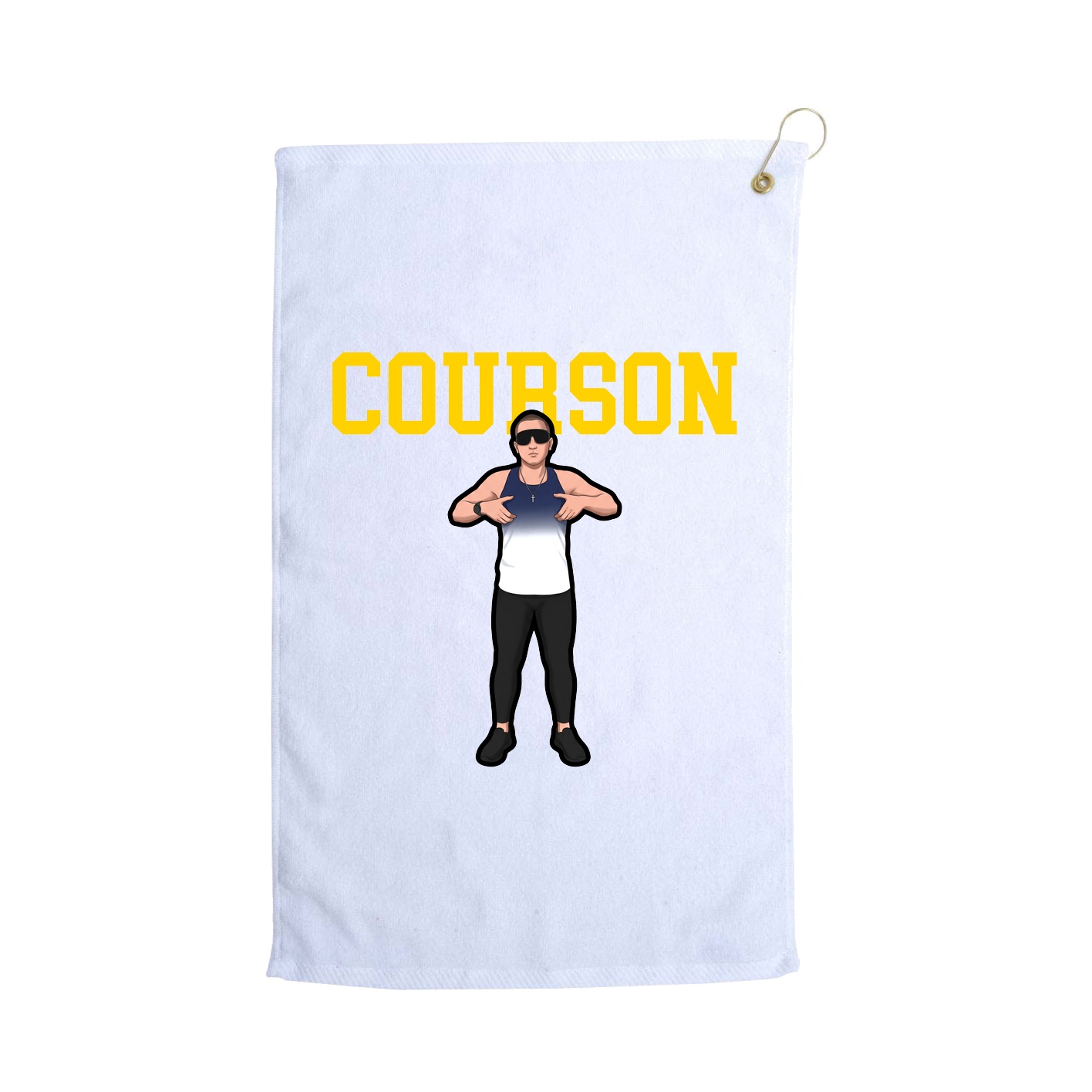 Golf Towel — Shirsey in White