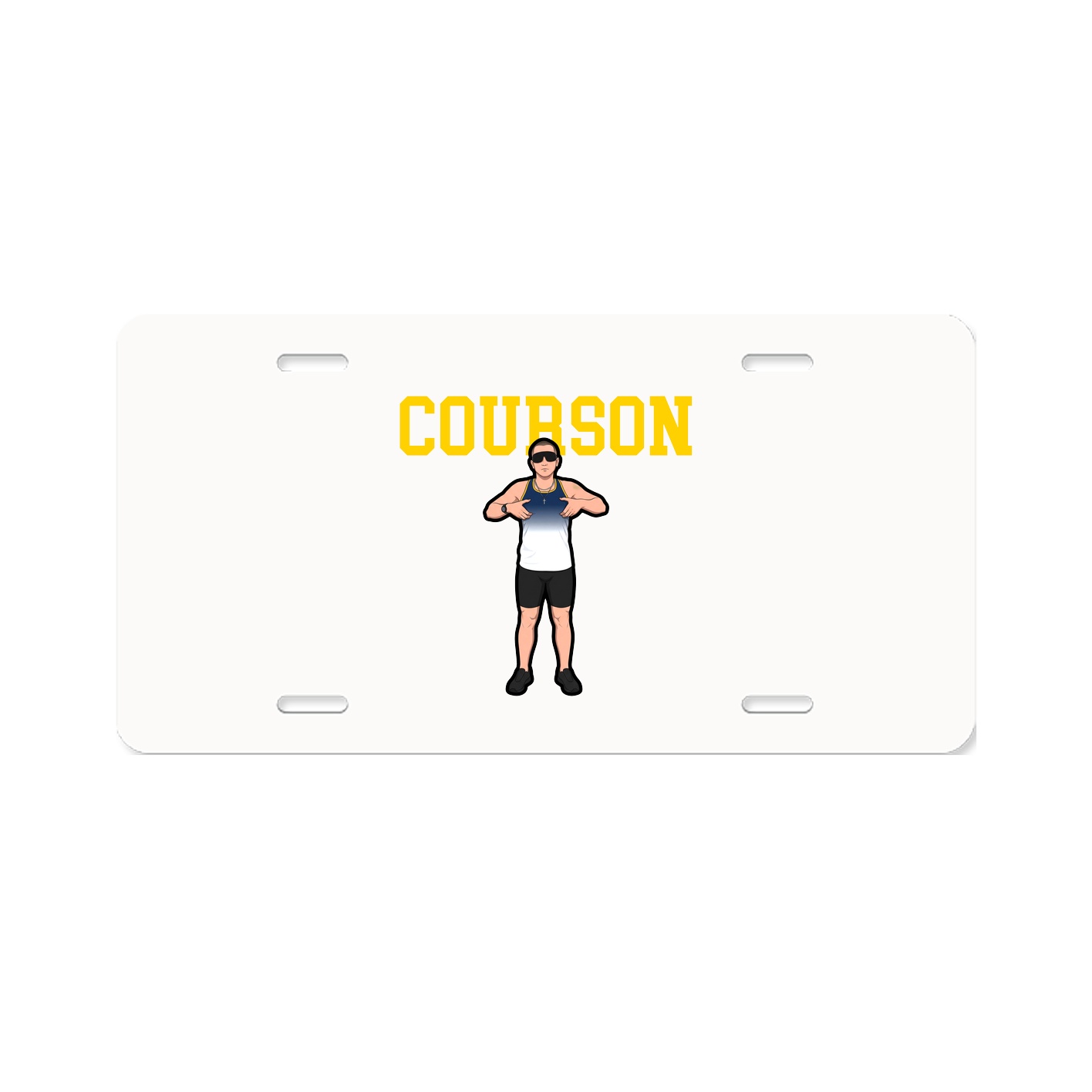 License Plate — Shirsey in Classic