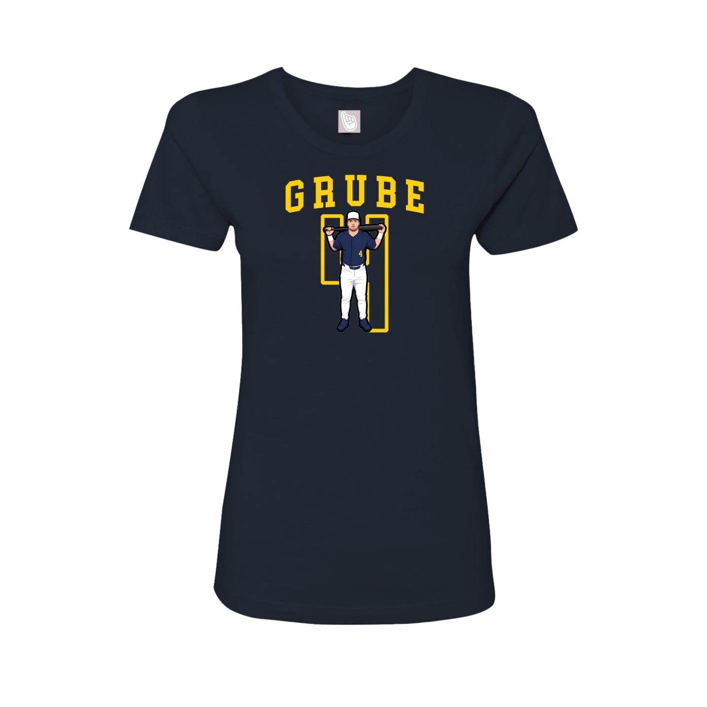 Fitted Women's Tee — Shirsey in Navy