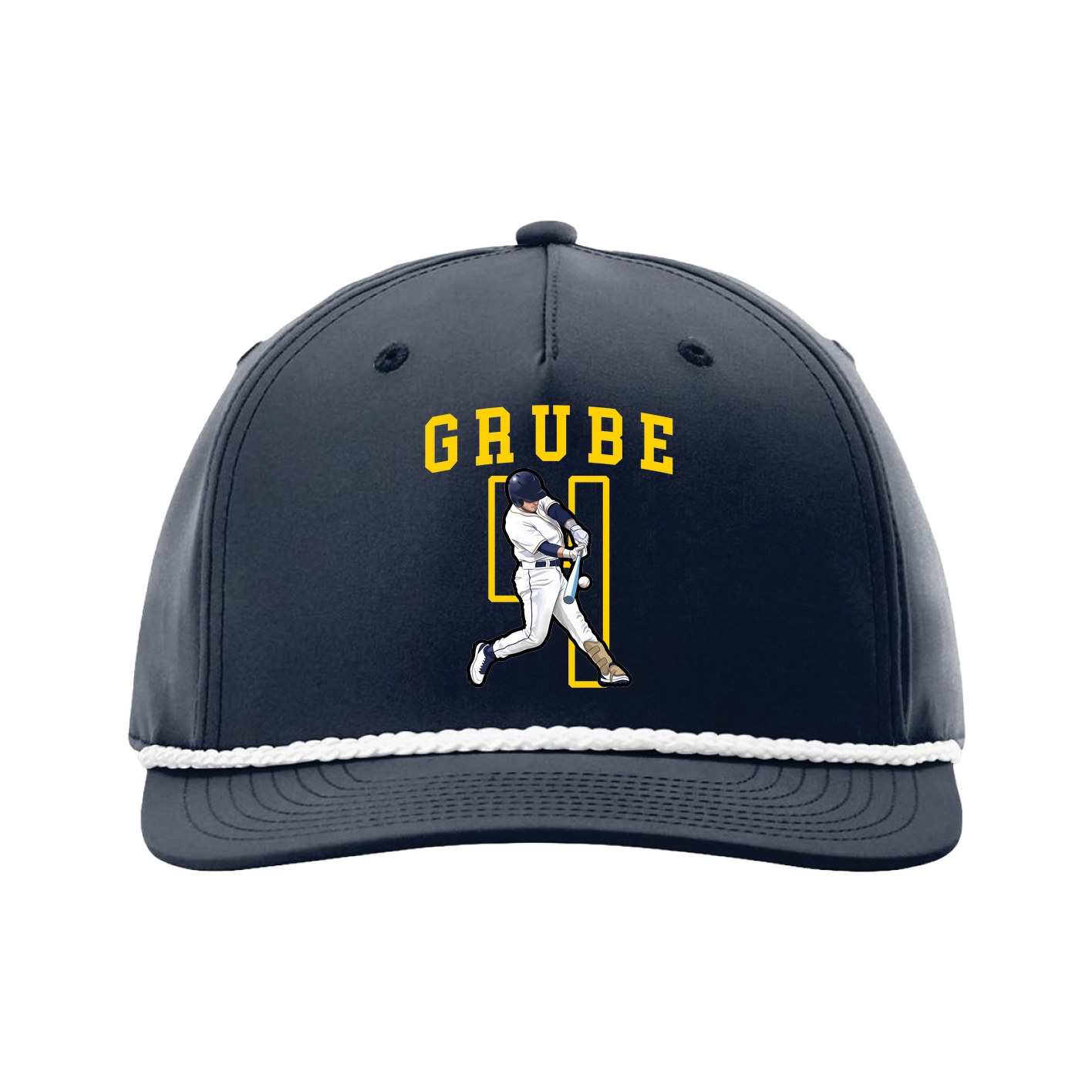 Five-Panel Classic Rope Cap — Shirsey in Navy