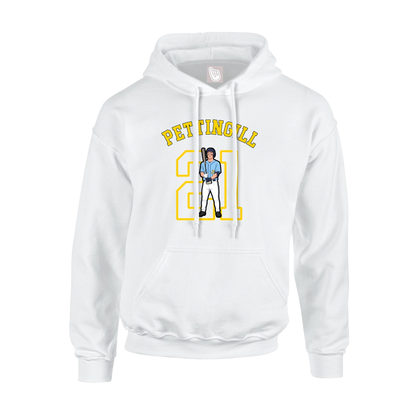 Youth Hoodie — Shirsey Arch in White