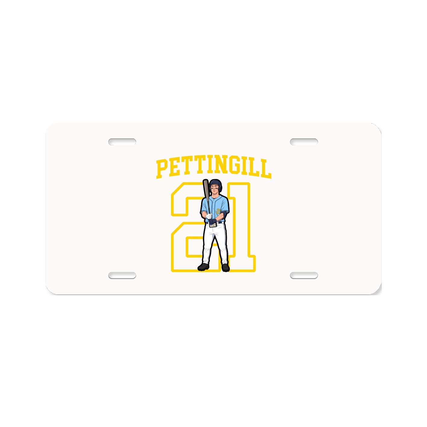 Aluminum License Plate