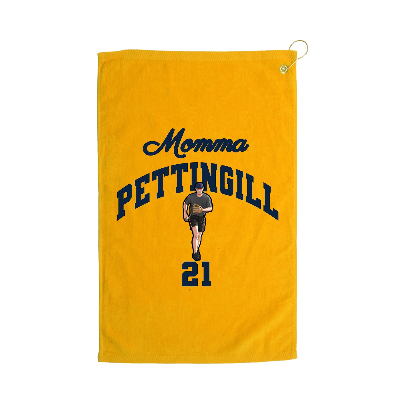 Golf Towel — Mothers Day Arch in Gold