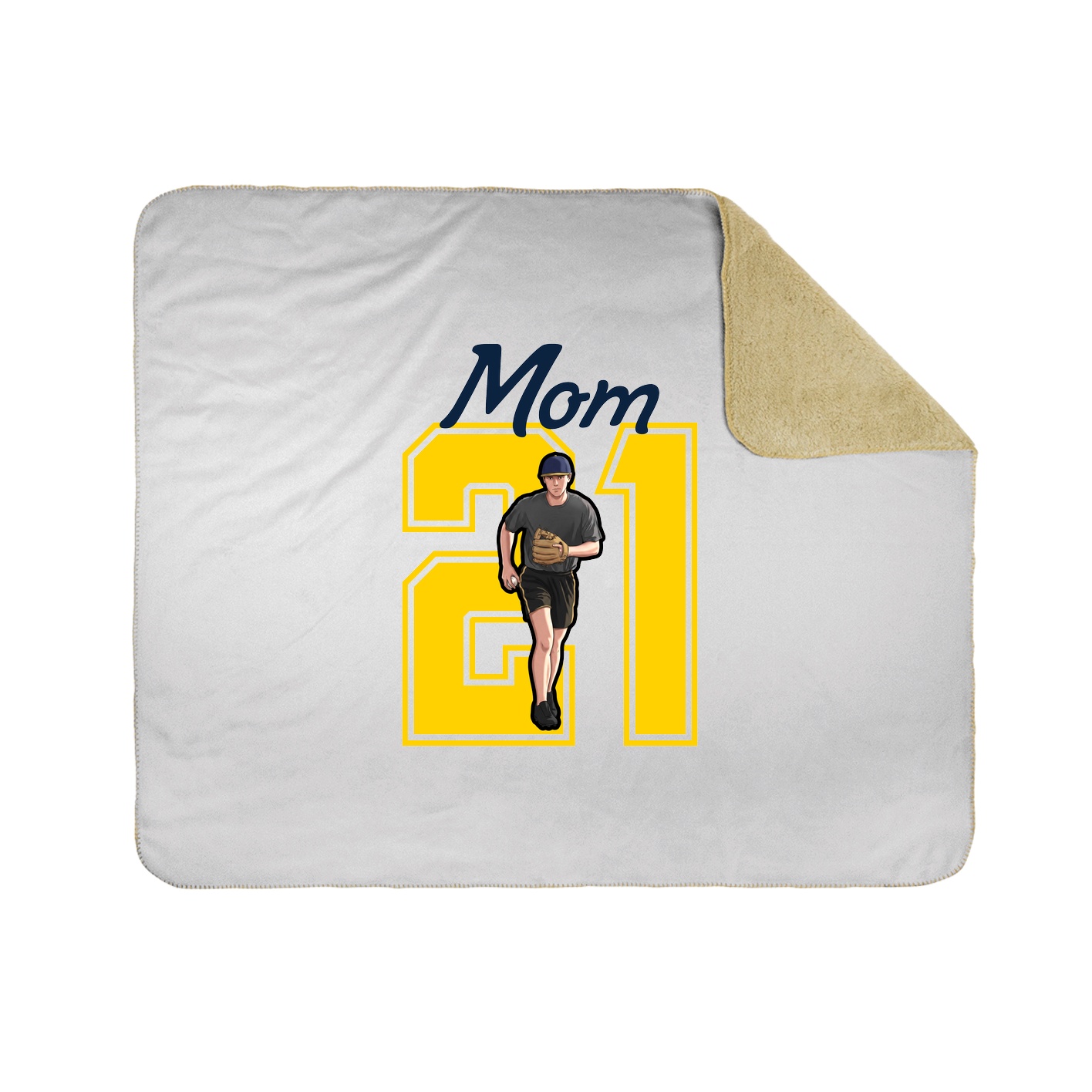 Throw Blanket — Mothers Day Shirsey in White