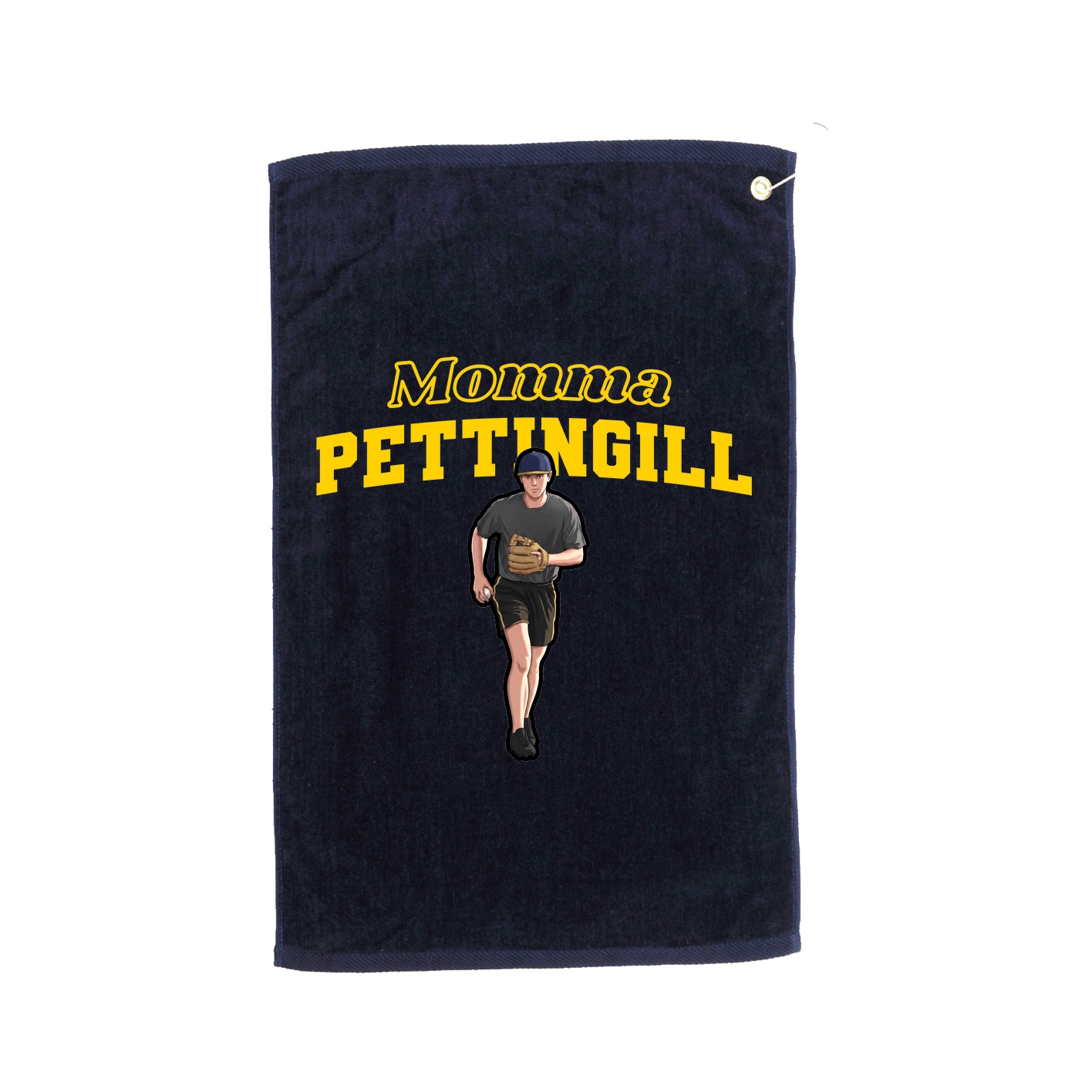 Golf Towel — Mothers Day Block in Navy