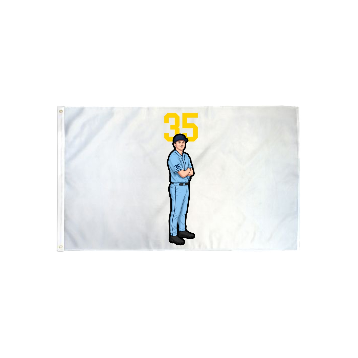 3x5 Flag — Number Top in Classic