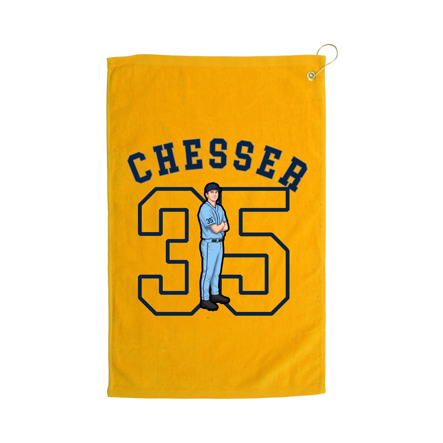 Golf Towel — Shirsey Arch in Gold