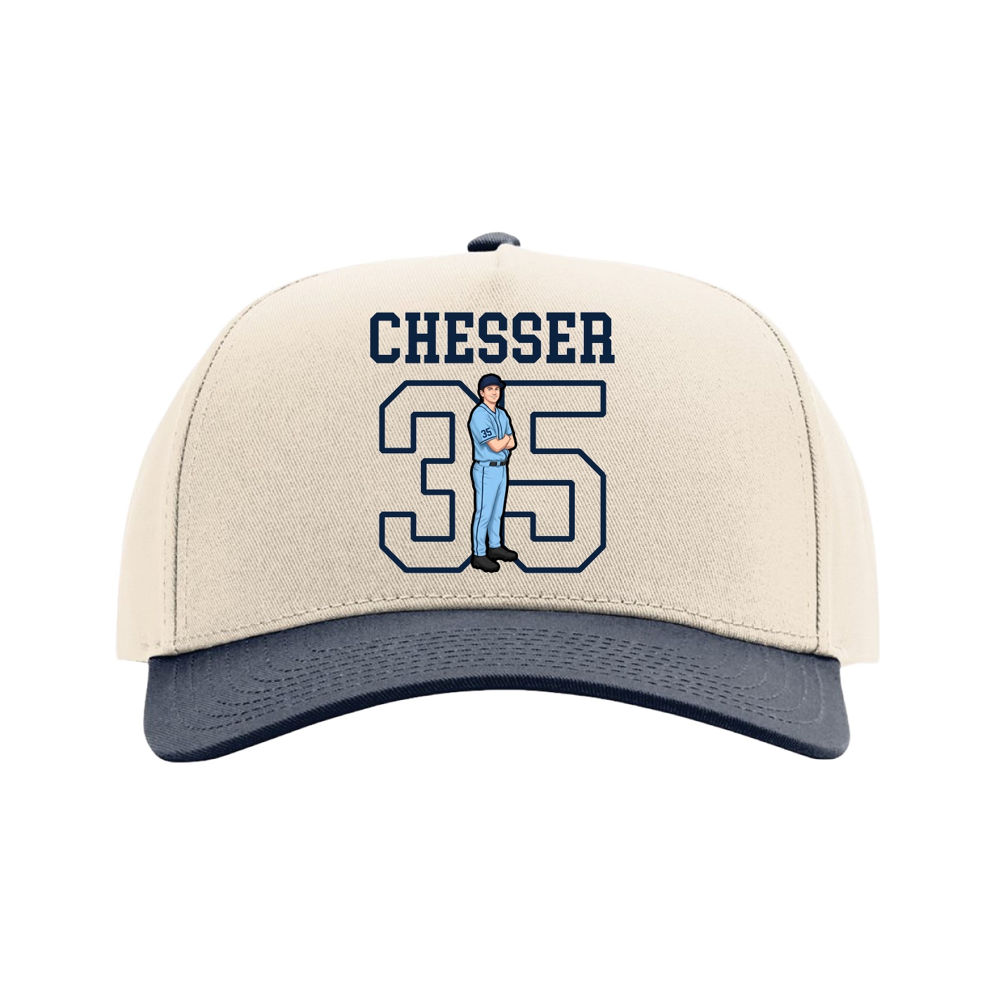Full Fabric Five-Panel Champ Cap