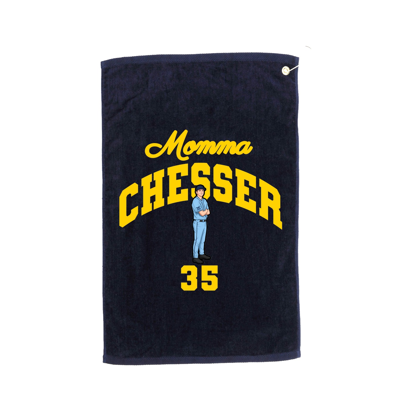 Golf Towel — Mothers Day Arch in Navy