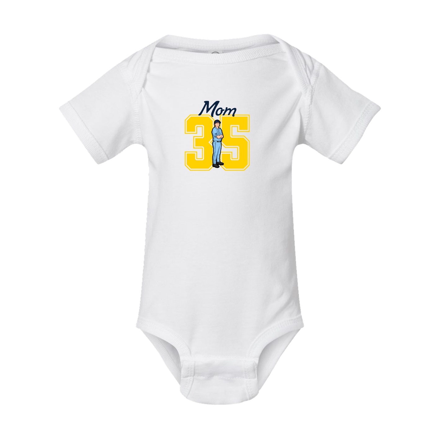 Baby Onesie — Mothers Day Shirsey in White