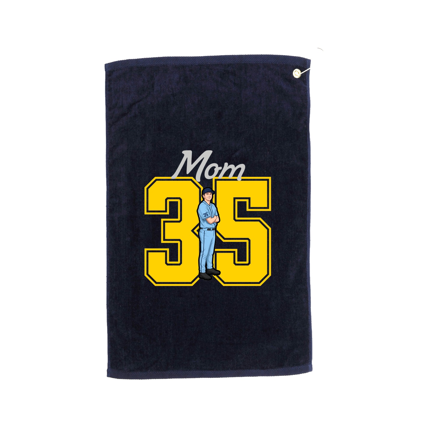 Golf Towel — Mothers Day Shirsey in Navy