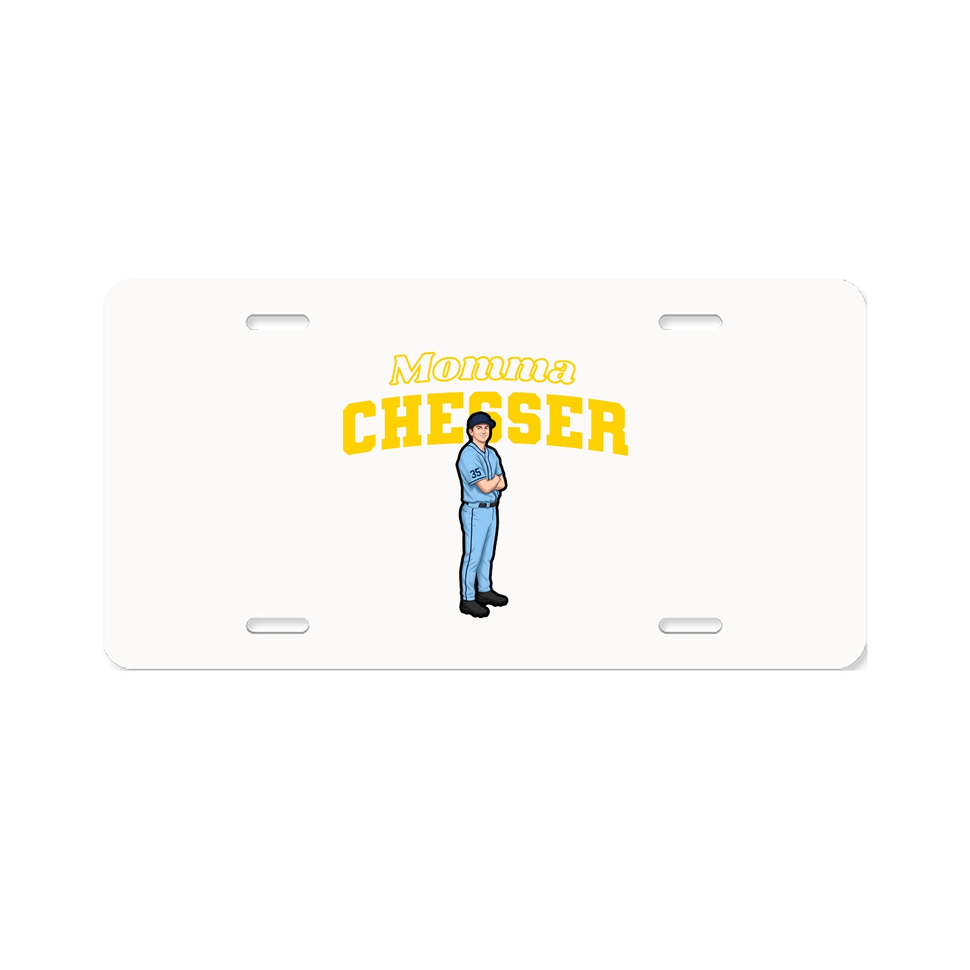 License Plate — Mothers Day Block in Classic